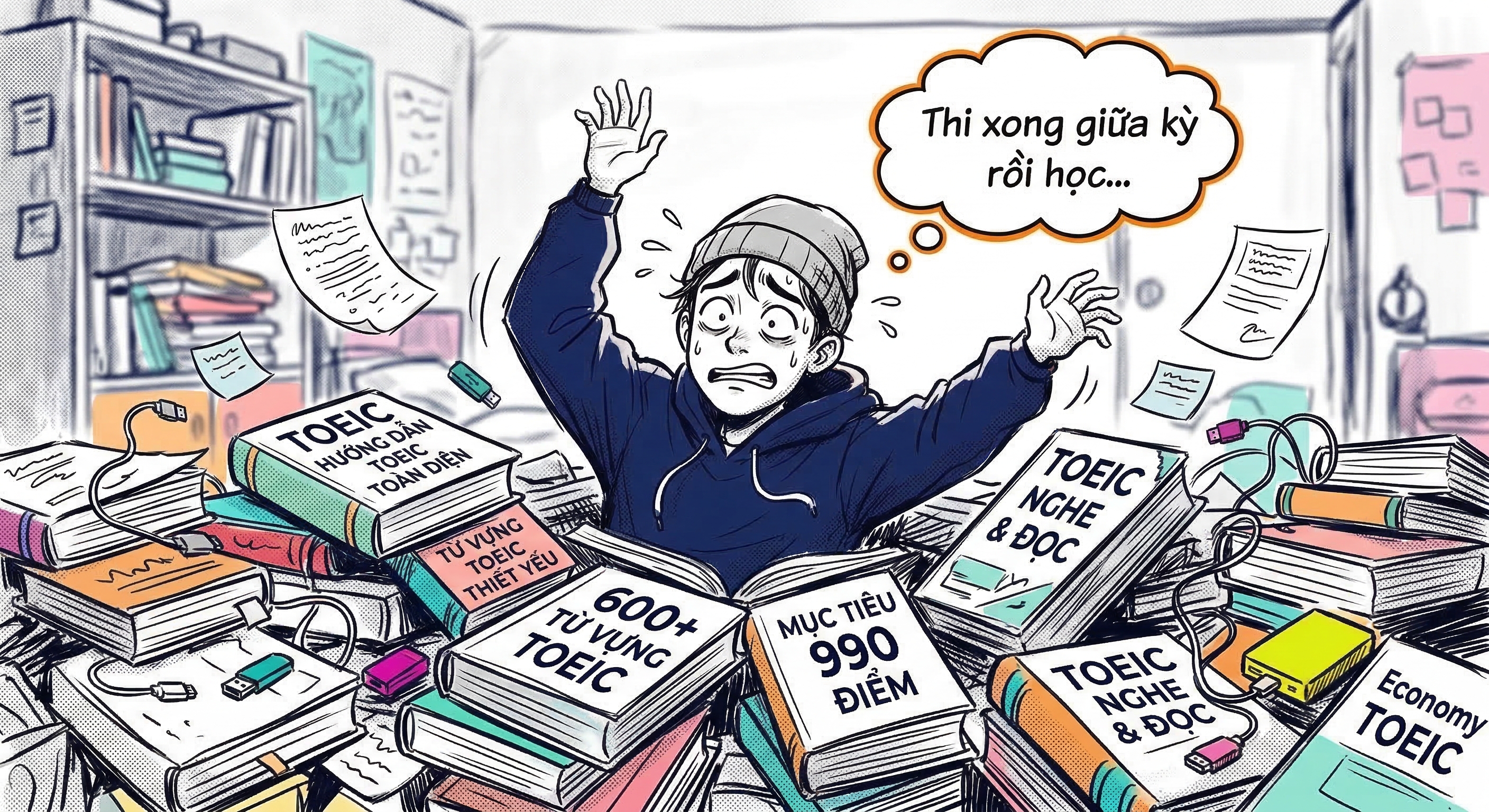 Sinh viên chuẩn bị lộ trình học TOEIC từ mất gốc đến 900 điểm